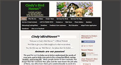 Desktop Screenshot of cindysbirdhaven.com