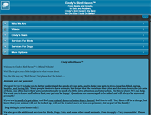 Tablet Screenshot of cindysbirdhaven.com